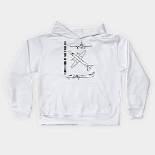 Metro III three views Kids Hoodie